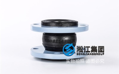 天津纯化水储罐管路使用橡胶避震接头KXT-II，DN65
